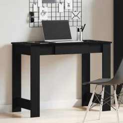 Bureau 100x45x75 cm bewerkt hout><noscript><img width=
