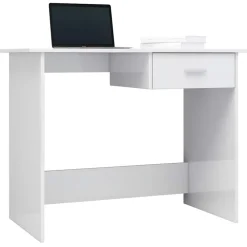 Bureau 100x50x76 cm bewerkt hout><noscript><img width=