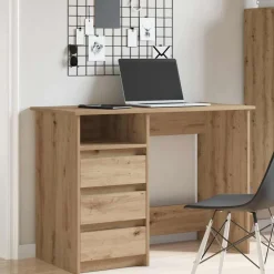 Bureau 102x50x75 cm bewerkt hout><noscript><img width=