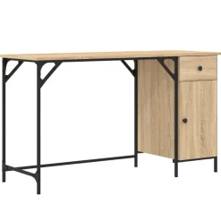 Bureau 131x48x75 cm bewerkt hout kleurig>vidaXL Hot