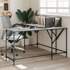Bureau 149x149x75 cm bewerkt hout eikenkleurig>vidaXL