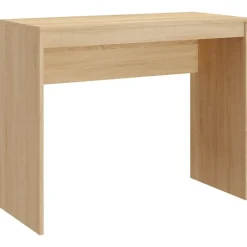 Kantoormeubelen*vidaXL Bureau 90x40x72 cm bewerkt hout kleurig Sonoma eiken