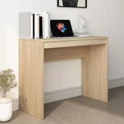 Kantoormeubelen*vidaXL Bureau 90x40x72 cm bewerkt hout kleurig Sonoma eiken