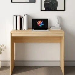 Kantoormeubelen*vidaXL Bureau 90x40x72 cm bewerkt hout kleurig Sonoma eiken
