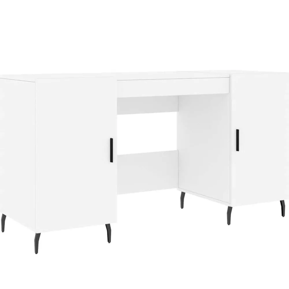 Bureau 140x50x75 cm bewerkt hout>vidaXL Outlet