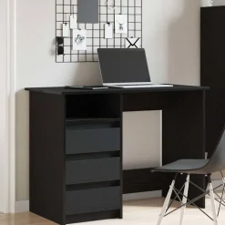 Bureau 102x50x75 cm bewerkt hout><noscript><img width=