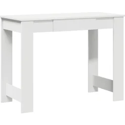 Kantoormeubelen*vidaXL Bureau 100x45x75 cm bewerkt hout Wit