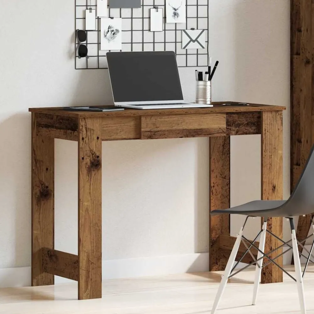 Bureau 100x45x75 cm bewerkt hout kleurig>vidaXL