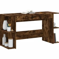 Bureau 140x50x75 cm bewerkt hout kleurig><noscript><img width=