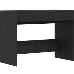 Kantoormeubelen*vidaXL Bureau 101x50x76,5 cm spaanplaat kleurig Zwart eiken
