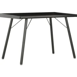 Kantoormeubelen*vidaXL Bureau 90x50x79 cm Zwart