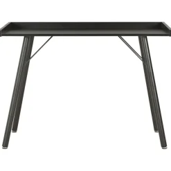Kantoormeubelen*vidaXL Bureau 90x50x79 cm Zwart