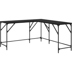 Bureau 149 x 149 x 75 cm Bewerkt hout>vidaXL Hot