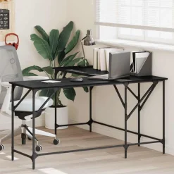 Bureau 149 x 149 x 75 cm Bewerkt hout>vidaXL Hot