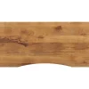 Tafelaccessoires*vidaXL Bureaublad met ronding 140x60x2,5 cm massief ruw mangohout