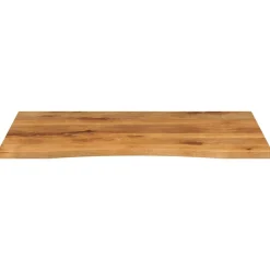 Bureaublad met ronding 100x80x2,5 cm massief ruw mangohout><noscript><img width=