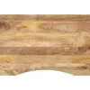 Tafelaccessoires*vidaXL Bureaublad met ronding 100x60x2,5 cm massief ruw mangohout
