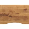 Bureaublad met ronding 90x50x2,5 cm massief ruw mangohout>vidaXL