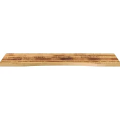 Tafelaccessoires*vidaXL Bureaublad met ronding 120x50x2,5 cm massief ruw mangohout
