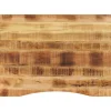 Bureaublad met ronding 110x80x2,5 cm massief ruw mangohout>vidaXL Best
