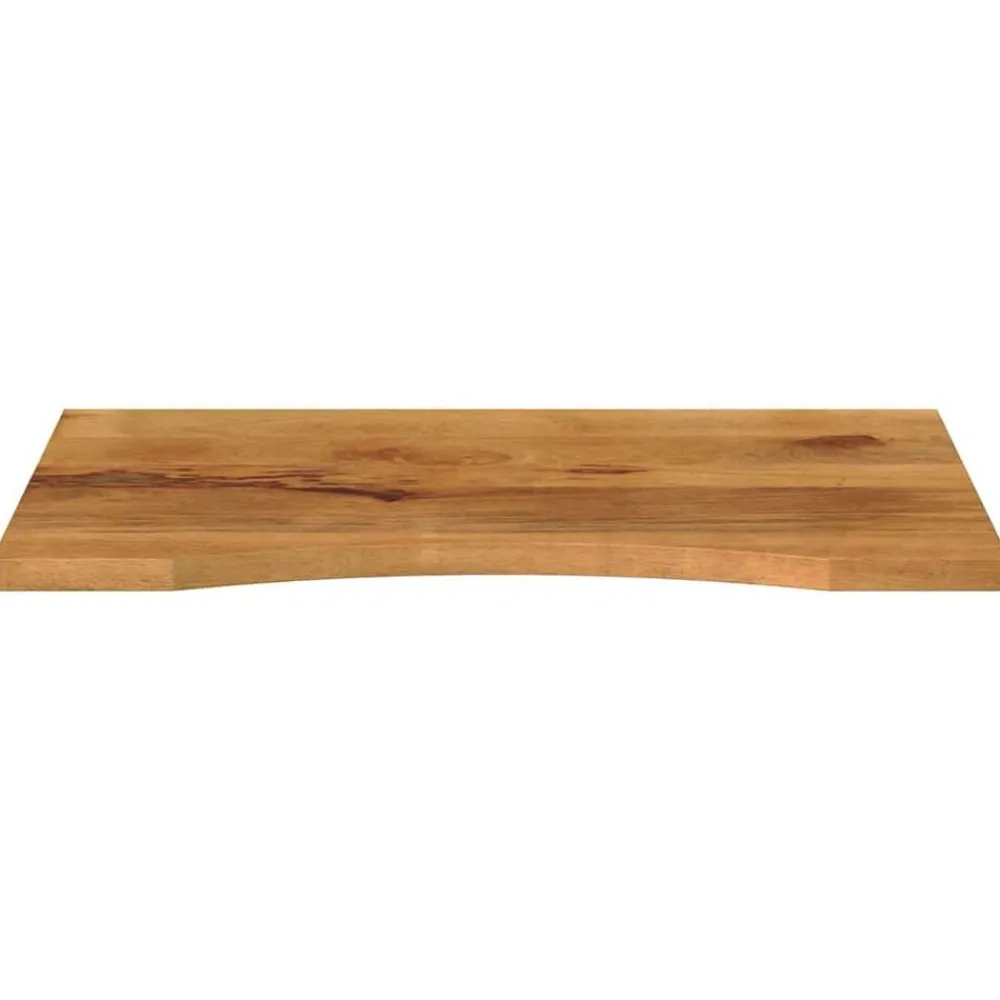 Bureaublad met ronding 80x50x2,5 cm massief ruw mangohout>vidaXL Hot