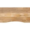 Tafelaccessoires*vidaXL Bureaublad met ronding 120x60x2,5 cm massief ruw mangohout