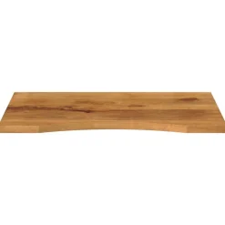 Bureaublad met ronding 100x50x2,5 cm massief ruw mangohout><noscript><img width=