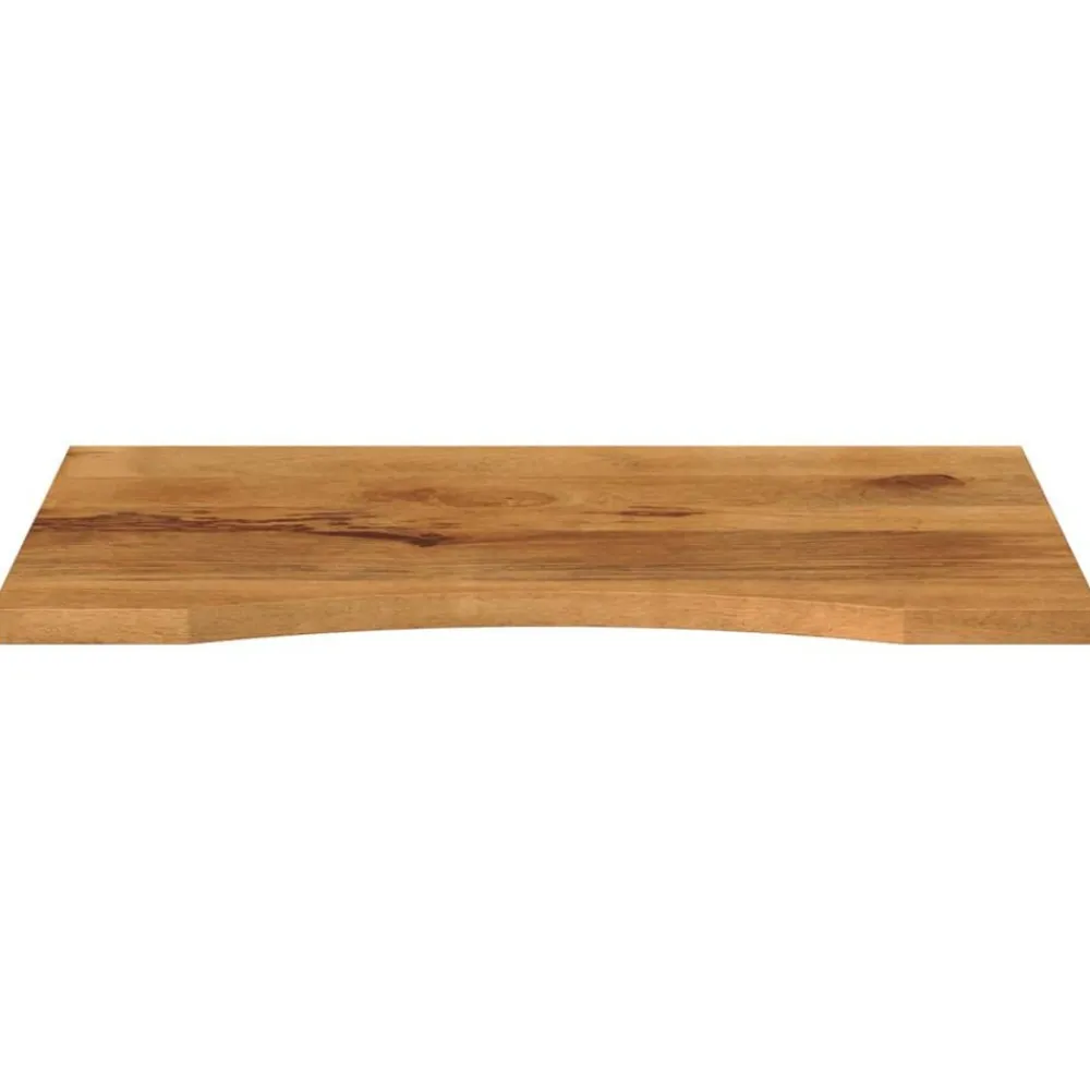 Bureaublad met ronding 100x50x2,5 cm massief ruw mangohout>vidaXL