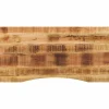 Tafelaccessoires*vidaXL Bureaublad met ronding 110x60x2,5 cm massief ruw mangohout