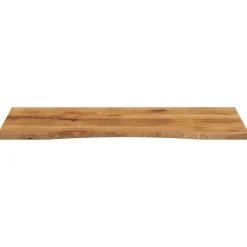 Bureaublad met ronding 120x60x2,5 cm massief ruw mangohout><noscript><img width=
