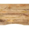 Bureaublad met ronding 100x80x2,5 cm massief ruw mangohout>vidaXL Sale