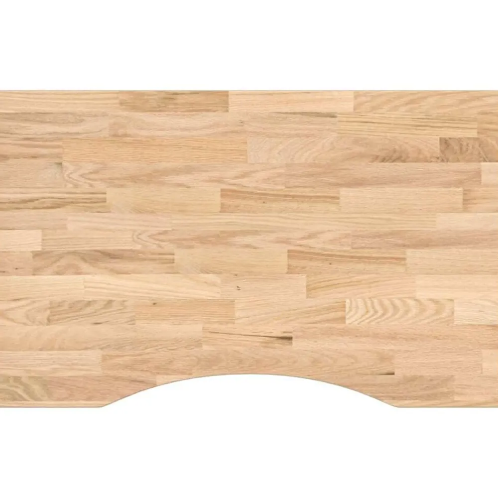 Bureaublad rechthoekig 80x50x2,5 cm onbehandeld eikenhout>vidaXL Outlet