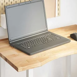 Bureaublad rechthoekig 80x50x2,5 cm onbehandeld eikenhout>vidaXL Outlet