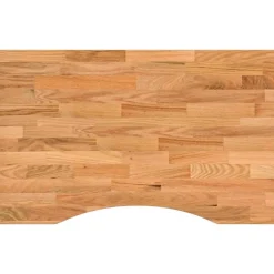 Bureaublad rechthoekig 80x50x2,5cm massief eikenhout>vidaXL
