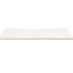 Accessoires Voor Kantoormeubilair*vidaXL Bureaublad 80x40x2,5 cm massief grenenhout Wit