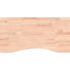 Bureaublad 80x(36-40)x2,5 cm massief beukenhout>vidaXL Clearance