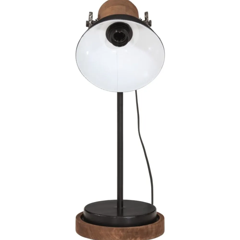 Verlichting*vidaXL Bureaulamp 25 W E27 17x17x50 cm Zwart