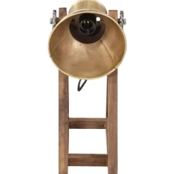Verlichting*vidaXL Bureaulamp 25 W E27 30x17x40 cm antiek messingkleurig Koper