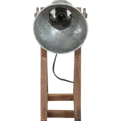 Verlichting*vidaXL Bureaulamp 25 W E27 30x17x40 cm vintage kleurig Zilver