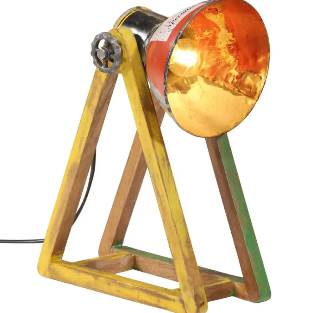 Verlichting*vidaXL Bureaulamp 25 W E27 30x17x40 cm meerkleurig Multikleur
