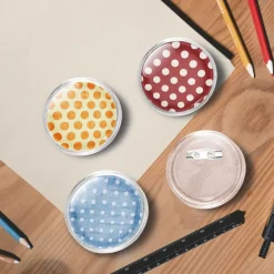 Buttons met spelden 100 st 58 mm acryl>vidaXL Sale