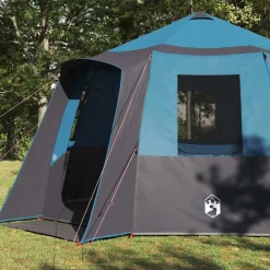 Cabin Tent 12-Person met dak en Grijs 405 x 405 x 273 cm><noscript><img width=