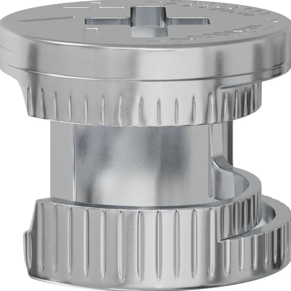 Cam Lock Moeren 2 pcs Zilver 12 x 10 mm Metaal>vidaXL Outlet