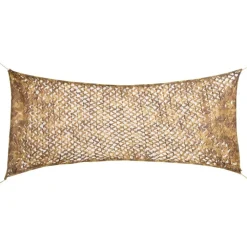 Camouflagenet met opbergzak 312x140 cm zandkleurig>vidaXL Sale