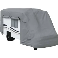 Voertuigonderdelen & -Accessoires*vidaXL Camperhoezen 570x235x275 cm vliesvlies grijs