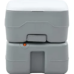 Camping Toilet Grijs en Wit 41,5 x 36,5 x 37,5 cm Polyetheen><noscript><img width=