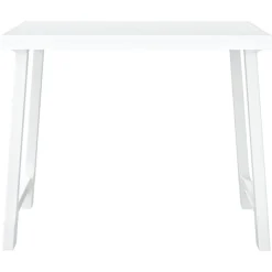 Tuinmeubelen*vidaXL Campingtafel hout-look 79x56x64 cm PP Wit