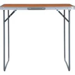 Campingtafel inklapbaar met metalen frame 80x60 cm>vidaXL Sale