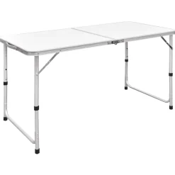 Campingtafel inklapbaar en verstelbaar 120x60 cm aluminium>vidaXL Sale