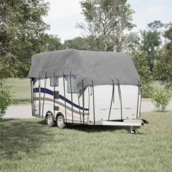 Caravan dakbedekking 500x300 cm vliesvlies grijs><noscript><img width=